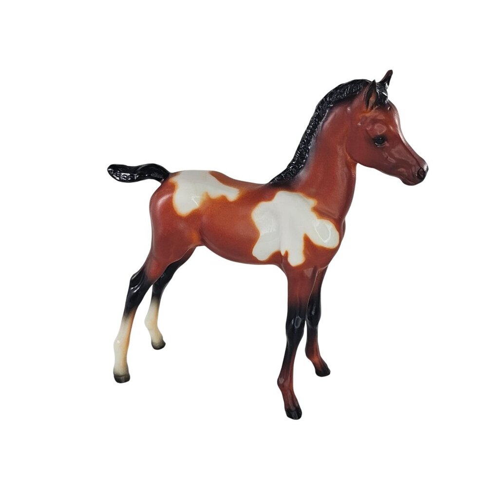 Breyer Horse #497679 Sears Wish Book Red Bay Tobiano Proud Arabian Mare Foal